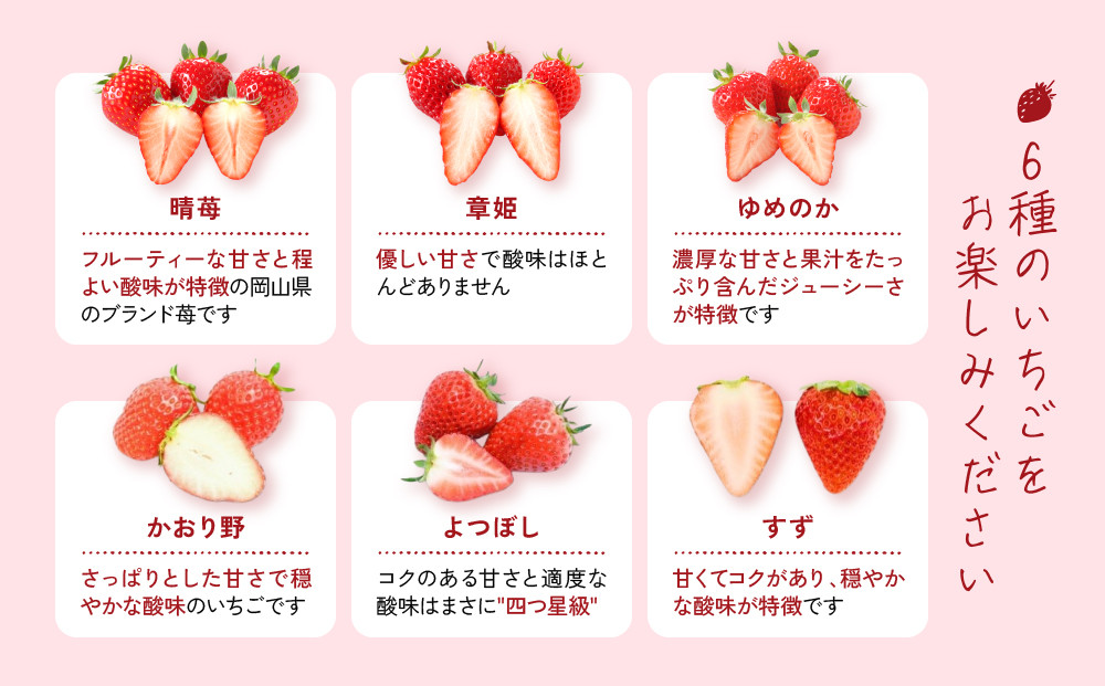 【いちご狩り】50分食べ放題体験　平日/大人（中学生以上）【いちご 苺 苺狩り フルーツ 果物 体験券 岡山市 岡山県 おすすめ 人気 食べ放題 岡山いちご狩り】