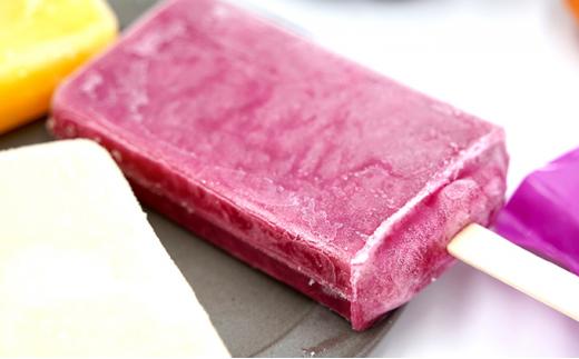 岡山県産果物を贅沢に使用した アイスバー 8本セット【配達不可：離島】