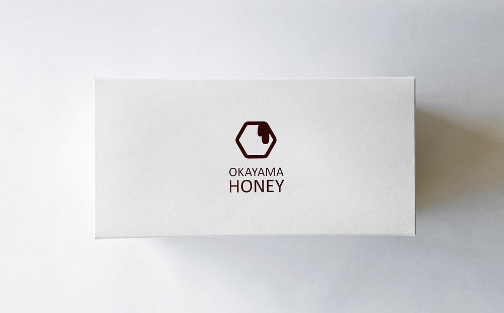 ハチミツ おかやまハニー（180g×2個）木枠入り