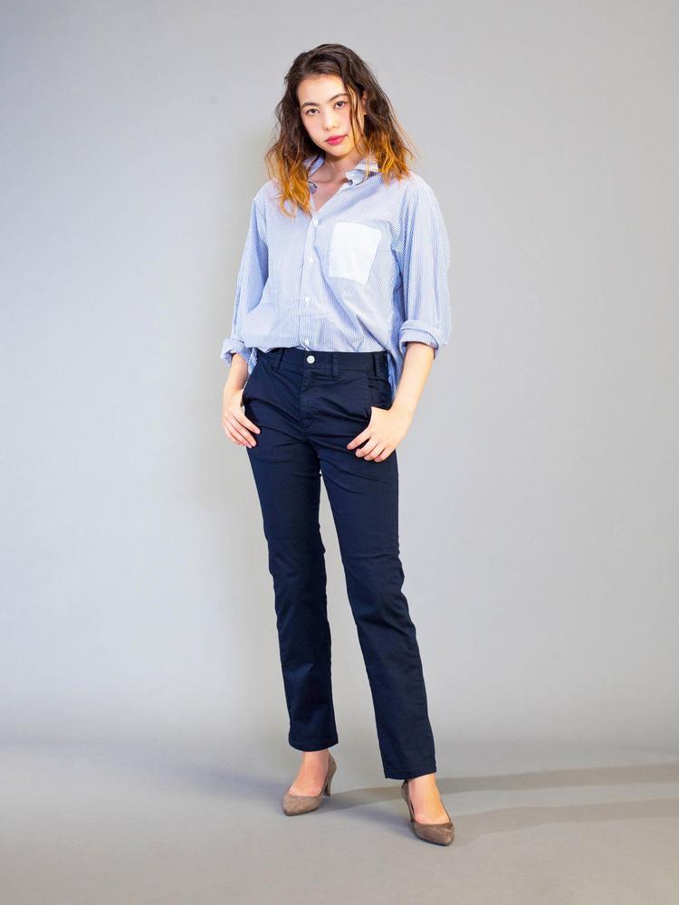 ハイブリッドチノ ネイビー/レディス　XSサイズ [BET-03L-064]