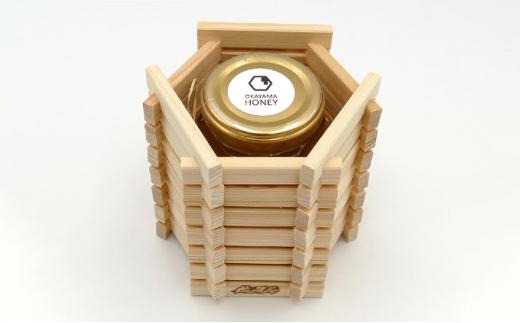 ハチミツ おかやまハニー（180g×2個）木枠入り