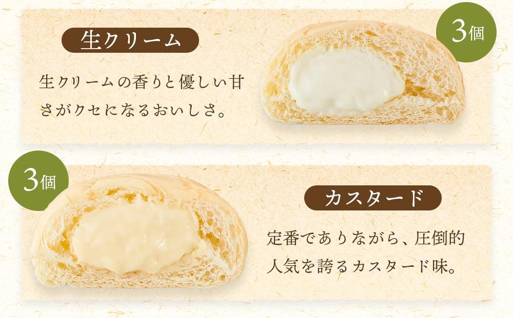 ＜究極のふわとろ食感＞清水屋 生クリームパン 15個 5種（カスタード・生クリーム・チョコ・あまおう苺・八女抹茶）