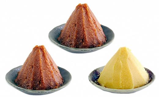 生麹味噌　岡山甘口2個／吟醸白みそ2個／岡山みそ5個セット　