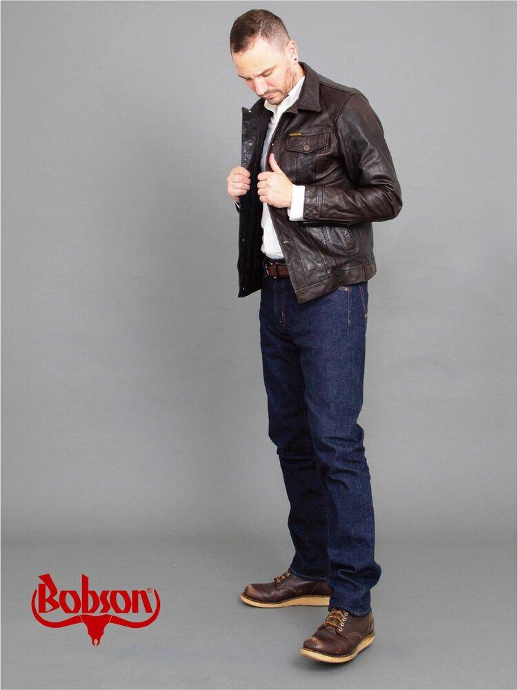 プレミアムジーンズ岡山デニムクラシックストレートワンウォッシュ/メンズ　3Lサイズ [BET-06-680]