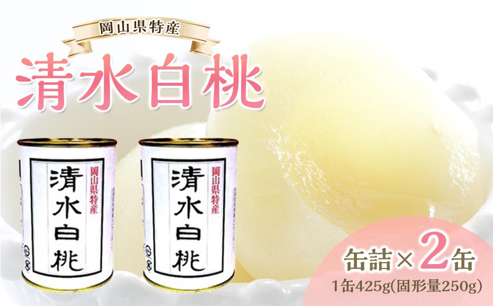 角南製造所 清水白桃缶詰 2缶セット
