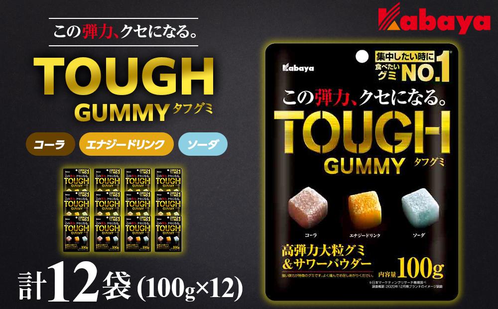 カバヤ　タフグミ 12袋＜集中したい時に食べたいグミブランドNo.1＞