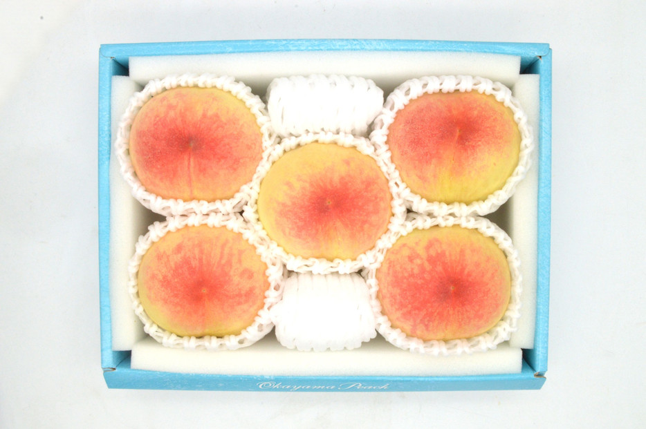 【2026年発送】岡山のブランドもも ”晴れ未来” ５～６玉（約1.3kg）