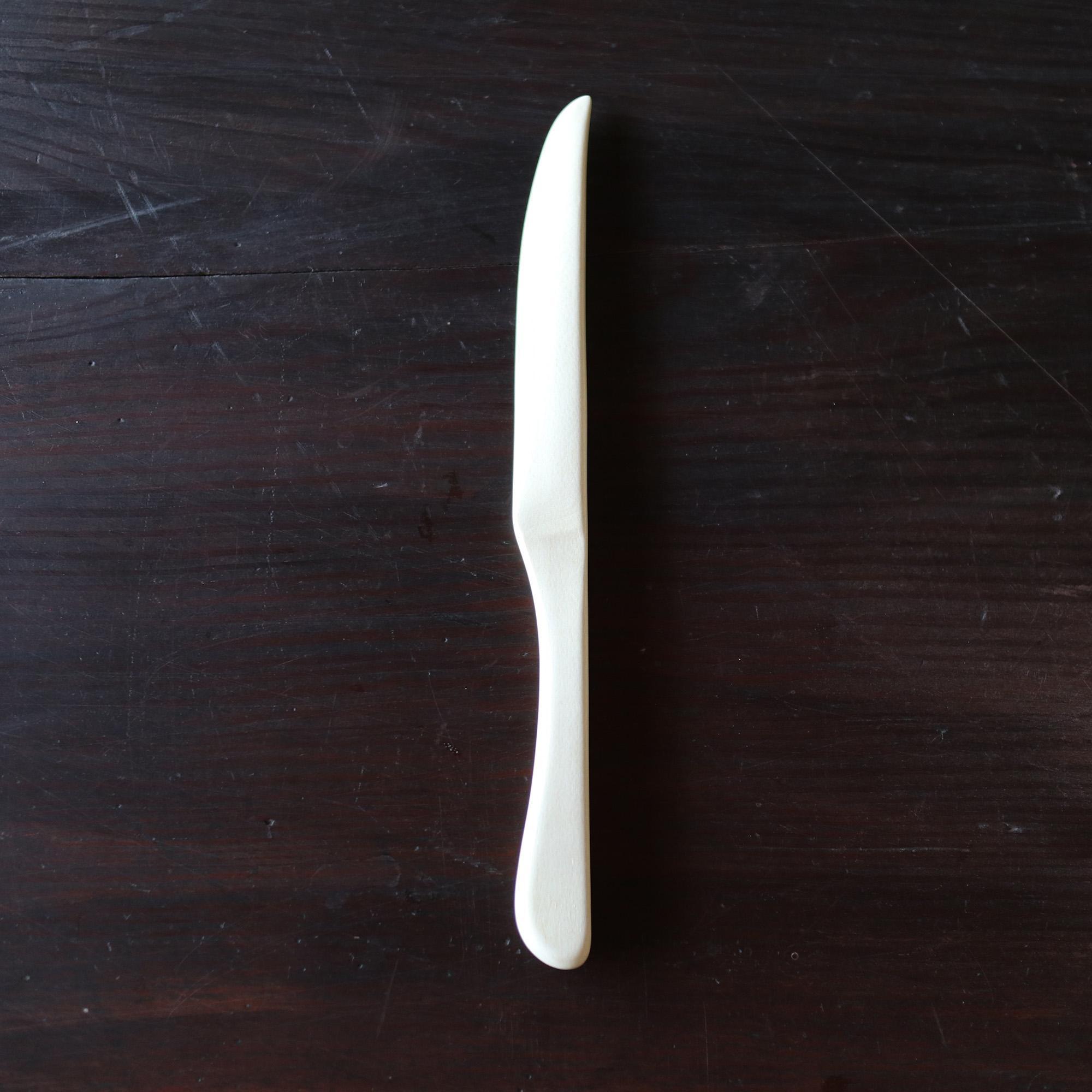 岡山県岡山市産クロガネモチの木のレターオープナー 　植物性オイル仕上げ　手仕事品