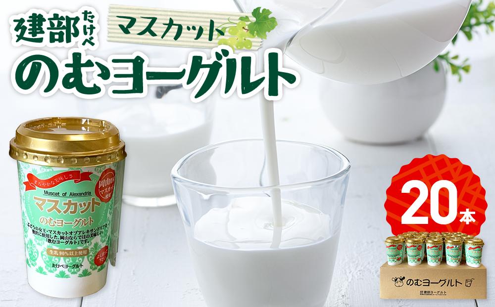 建部のむヨーグルト（マスカット）20本