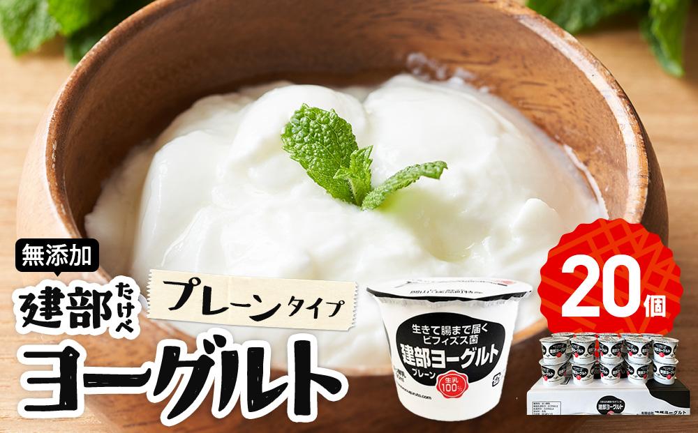 無添加　建部ヨーグルト（プレーンタイプ）20個