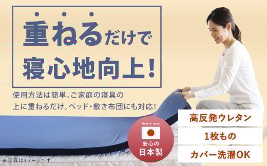 NEO シングル 1枚もの【ネイビー】 日本製 高反発 マットレス 1枚もの メディカルスリーパーNEO【マット 高反発マットレス 高反発ベッド 人気マットレス ベッド 人気 おすすめ 岡山県 倉敷市】