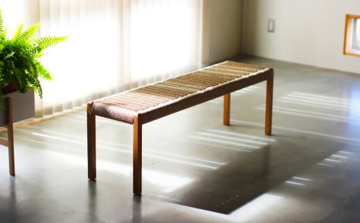 ベンチ 【Lサイズ】 オーク材　ナチュラル色【ベンチ 椅子 イス いす 生活 暮らし お洒落 TKM FURNITURE 岡山県 倉敷市 おすすめ 人気】