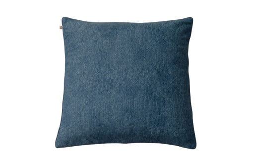 はぎもの舎　ふわもち洗える リビングクッション・スクエア【デニム・ブルー】【洗える枕 枕 ピロー クッション ピロークッション 岡山県 倉敷市 おすすめ 人気】