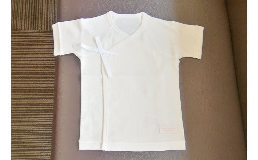 原料は100％日本国内（倉敷市）で完全無農薬により栽培された綿花を使用 新生児用 産着【新生児 子供服 子供用 衣類 ベスト 綿 岡山県 倉敷市 おすすめ 人気】