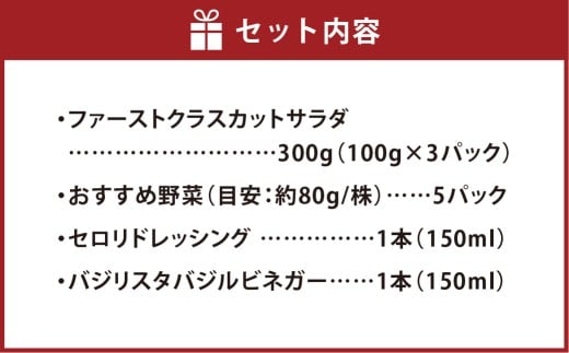 【Ortolano】ファーストクラスのサラダ＆セロリドレッシングセット S-2