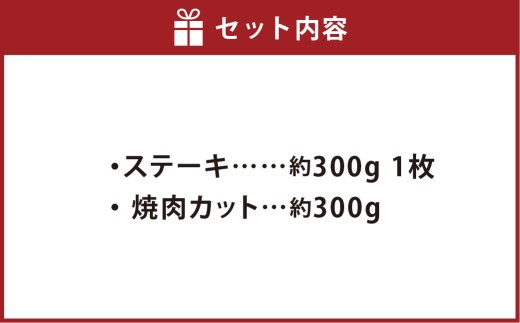 なぎビーフ ステーキ & 焼肉カット