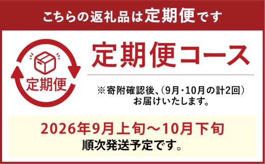 [HS]【定期便 全2回】ぶどう シャイン マスカット 晴王 1房 約700g