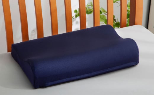 MSピロー【ネイビー】 高反発 カバー洗濯OK メディカルサポートピロー【日本製 枕 まくら 高反発枕 高反発まくら 洗える枕 おすすめ 岡山県 倉敷市 人気】