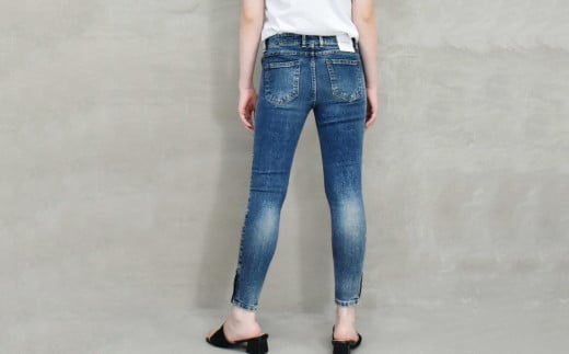 【SIZE:1】T-ASSACレディースジーンズ「SKINNY／LIGHT INDIGO」（スキニー）【T-ASSAC シーンズ スキニー ジーパン 児島デニム デニム 衣類 岡山県 倉敷市 おすすめ 人気】