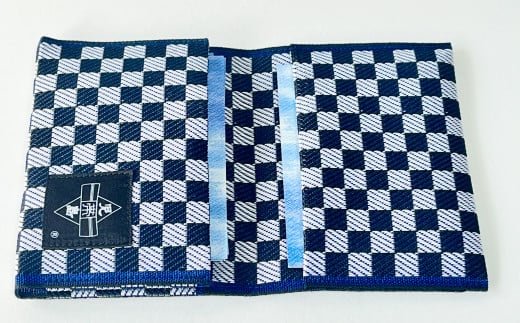 畳べり名刺入れ（市松柄）