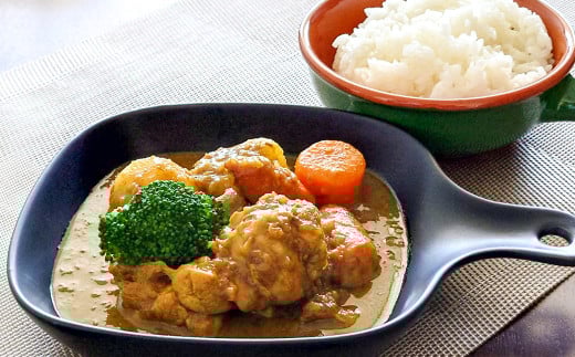 ごろごろチキンの和風カレー200g 6個セット【カレー 和風カレー チキン スパイシー 冷凍 冷凍食品 岡山県 倉敷市 おすすめ 人気】