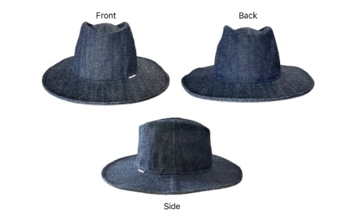 【児島】デニムウエスタンハット セルヴィッチデニム/12oz 雑貨 小物 ファッション ふるさと納税限定