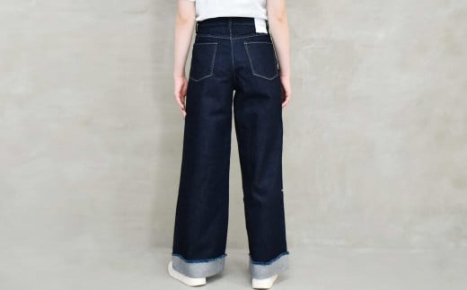 【SIZE:0】T-ASSACレディースジーンズ「WIDE／INDIGO」（ワイド）【T-ASSAC シーンズ スキニー ジーパン 児島デニム デニム 衣類 岡山県 倉敷市 おすすめ 人気】