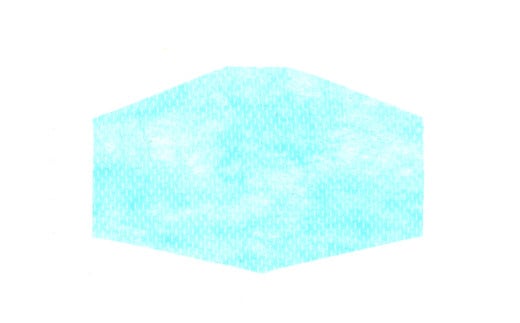 夏用ハイブリッドマスク1枚と抗ウイルスシート10枚【グレイ】Sサイズ