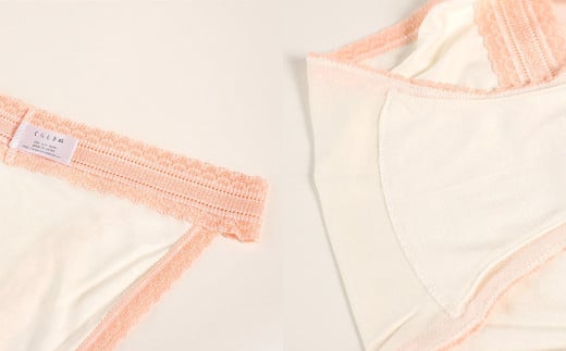 シルク×茜染め／ショーツ （M）【下着 ショーツ パンツ シルク 衣類 ソフトな着け心地 岡山県 倉敷市 おすすめ 人気】