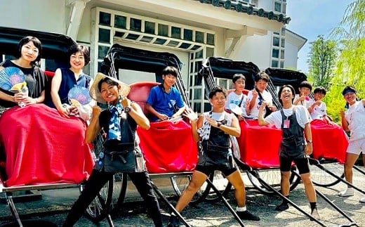 人力車でめぐる美観地区半周コース 利用券 10000円分