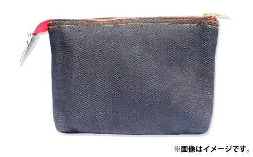 倉敷デニム・デニムツインポーチ