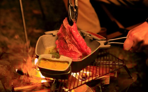 KEIxF 極厚アルミスキレット 浅型