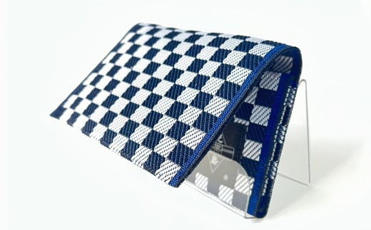 畳べり名刺入れ（市松柄）