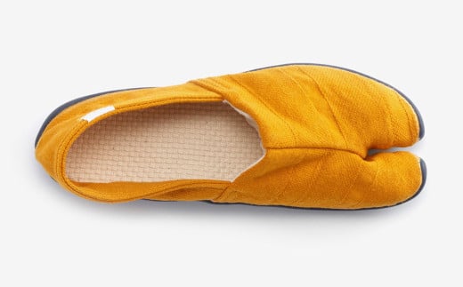 足袋型シューズ『たびりら』カラー：月【26.0cm】【倉敷市産 国産 靴 くつ シューズ 足袋型コンフォートシューズ 足袋シューズ 足袋 軽い 綿100％ 岡山県 倉敷市 おすすめ 人気】