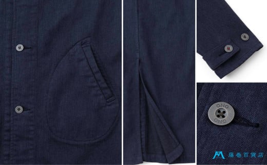 【ONO＋8186】藤巻百貨店別注 倉敷デニムコート/ネイビー