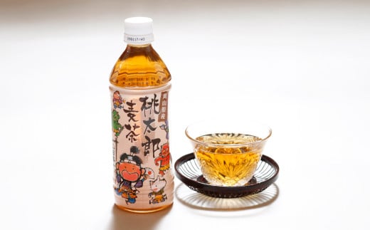 桃太郎麦茶500ml×24本【2025年製造分】お茶 むぎ茶 ペット ペットボトル 国産 大麦 人気 おすすめ 岡山 倉敷