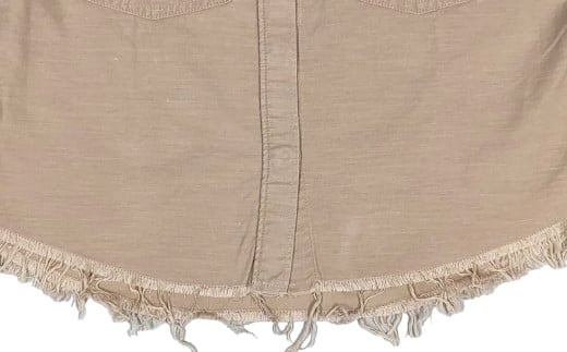 【SIZE:FREE】T-ASSACレディースミリタリーシャツ「MILITARY SH ／ BEIGE」【T-ASSAC シーンズ スキニー ジーパン 児島デニム デニム 衣類 岡山県 倉敷市 おすすめ 人気】