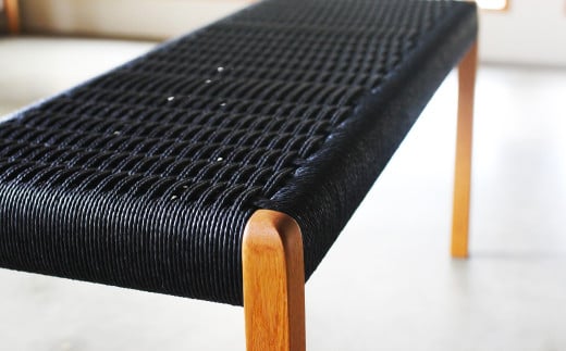 ベンチ【Sサイズ】オーク材　ブラック【ベンチ 椅子 イス いす 生活 暮らし お洒落 TKM FURNITURE 岡山県 倉敷市 おすすめ 人気】