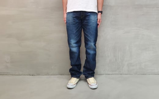 【岡山デニム】立体加工3Dジーンズ［レギュラーストレート］／30インチ【デニム ジーンズ ジャケット 服飾 服お洒落 岡山県 倉敷市 おすすめ 人気】