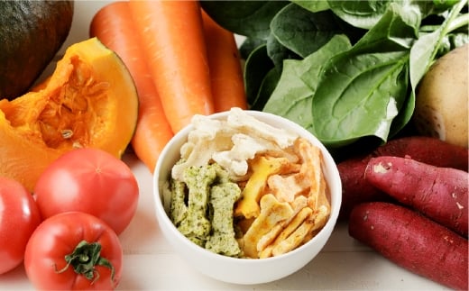 犬用カリカリおやつ【緑黄色野菜】 40g×3個（計120g） ペットフード 犬 ペット ドッグフード カリカリ 犬用おやつ 健康 低カロリー 日用品 雑貨