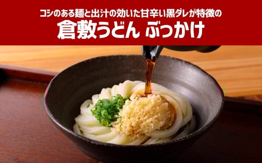 【12ヶ月定期便】『倉敷うどん ぶっかけ』お土産セット(半生) 6人前×12回 うどん 麺類 麺 半生 半生麺 ぶっかけうどん タレ つゆ 岡山県 倉敷市