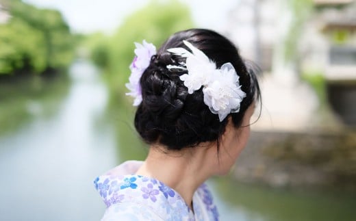 手ぶらでOK 浴衣レンタル チケット（1名様） 撮影プラン 着付け・小物一式 ヘアセットなし