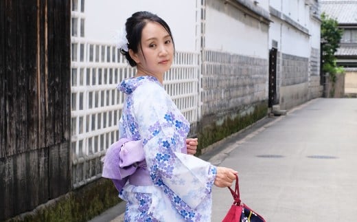 手ぶらでOK デニム着物レンタル チケット（1名様） 撮影プラン 着付け・小物一式 ヘアセット付き