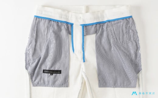 ＜50サイズ＞【ONO＋8186】アウトラスト＋撥水加工　ホワイトパンツ　藤巻百貨店別注モデル【パンツ ズボン 撥水加工 白 藤巻百貨 アウトラスト 別注 岡山県 倉敷市 おすすめ 人気】