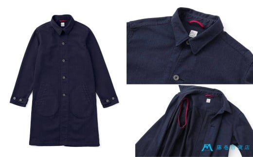 【ONO＋8186】藤巻百貨店別注 倉敷デニムコート/ネイビー