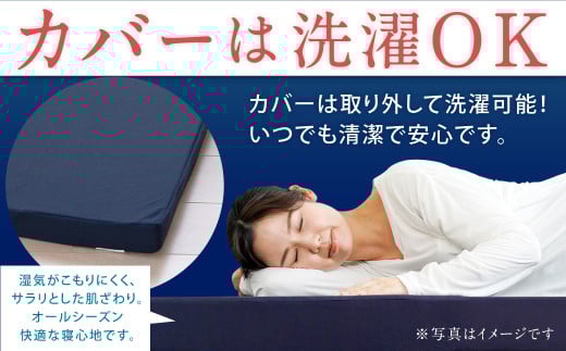 NEO セミダブル 1枚もの【ネイビー】 日本製 高反発 マットレス 1枚もの メディカルスリーパーNEO【マット 高反発マットレス 高反発ベッド 人気マットレス ベッド 人気 おすすめ 岡山県 倉敷市】