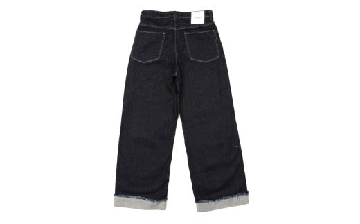 【SIZE:1】T-ASSACレディースジーンズ「WIDE／INDIGO」（ワイド）【T-ASSAC シーンズ スキニー ジーパン 児島デニム デニム 衣類 岡山県 倉敷市 おすすめ 人気】
