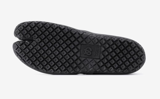 足袋型シューズ『たびりら』カラー：烏城【24.5cm】【倉敷市産 国産 靴 くつ シューズ 足袋型コンフォートシューズ 足袋シューズ 足袋 軽い 綿100％ 岡山県 倉敷市 おすすめ 人気】