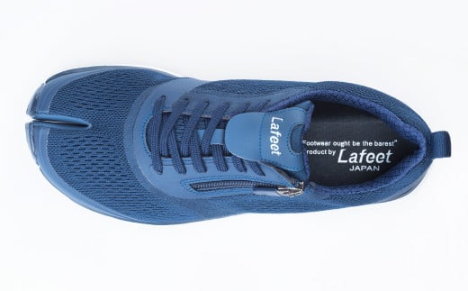 足袋シューズ「Lafeet」VL07・ネイビー【25.0cm】【足袋シューズ 足袋 シューズ 靴くつ クツ スポーティー スタイル 岡山県 倉敷市 おすすめ 人気 】