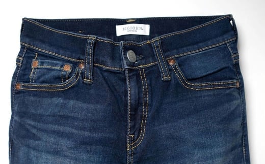 《29インチ：63.0cm》レディースストレッチジーンズ （ワンウォッシュ）【ビッグジョン ストレッチジーンズ ジーンズ ワンウォッシュ 岡山県 倉敷市 おすすめ 人気】